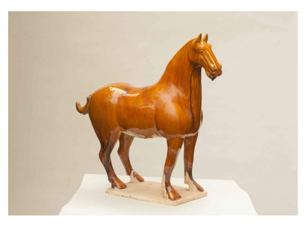 Pferd im asiatischen Stil Keramik