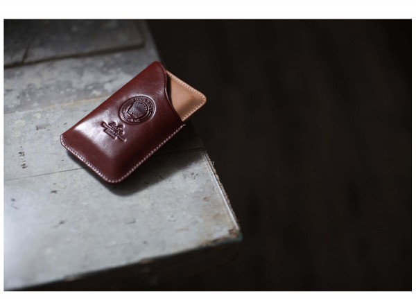 Card Case Leather Brown - Classic British Style
