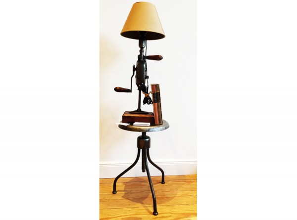 Table Lamp from Sewing Machine - Industrial Style