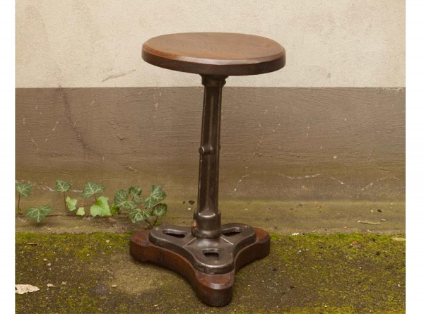 Industrial Stool Oak and Iron