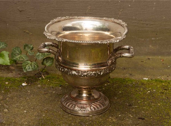 Ornate Silver Champage Cooler