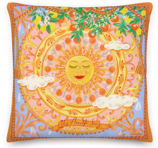 Amalfi Coast Collection - The Amalfi Sun Pillow