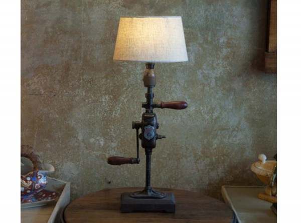 Grey Industrial Lamp