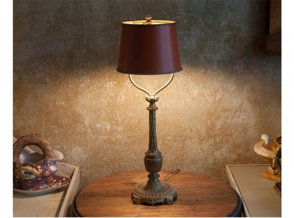 Desk Lamp Bronze Red Empire Style Grace Holmes